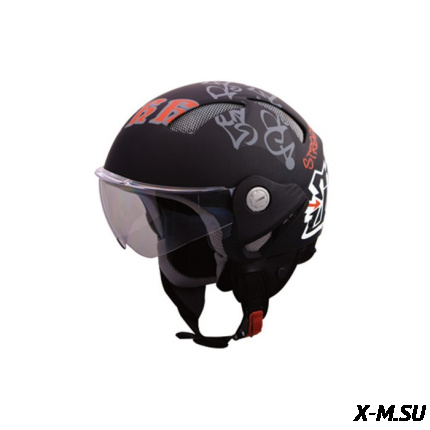 Шлем "THH" T-9 #1 MATT BLK/RED