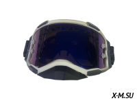 Очки мотокросс SCOTT XD3-74 коробка цв. оправы Бело-черный цв. стекла Синий матовый 